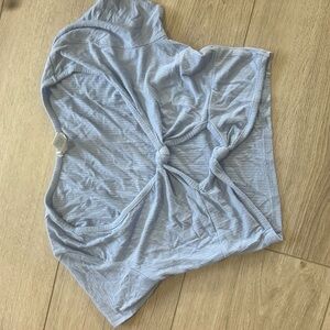 Bozzolo Sky Blue Textured Top